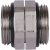 Муфта поворотная LUXOR TC 465 (TC 463) 1 x1 д/коллект.резьб.(наруж/наруж.) никел.