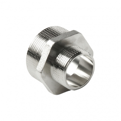 Ниппель Pro Aqua D 1 1/2 x 1 латунный резьбовой переходной, Н