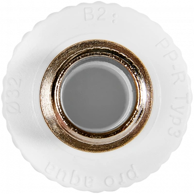 Угольник комбинированный Pro Aqua d=32-1/2 PP-R НР Белый