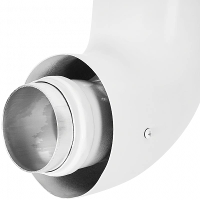 Начальный участок ROMMER традиц. 90° универсальный коаксиальный D60(м-м)/100(п-п) (кроме Immergas и Navien Deluxe 75/100 стар.)