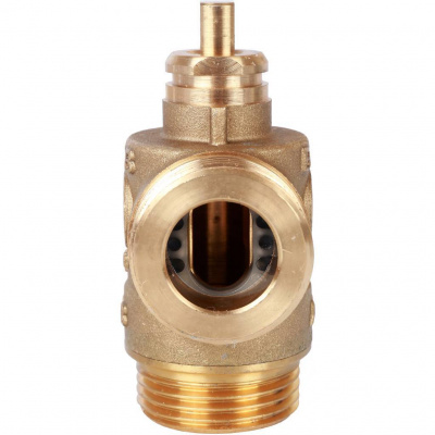 Компактный 3-Ходовой зональный клапан, сервопривод STOUT 230V, с кабелем 1м., НР 1