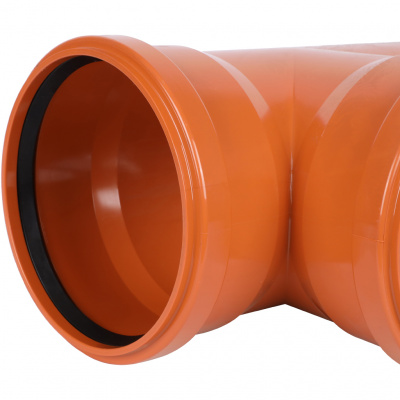 Тройник Sinikon D160x160x87° для наружной канализации
