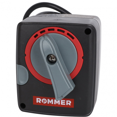 Сервопривод ROMMER 24V c регулировкой по сигналу 0-10V, 60s, 120s/90°