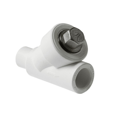 Фильтр сетчатый косой Pro Aqua d= 32 PP-R Н-В Белый