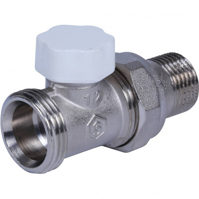 Клапан запорно-балансировочный прямой STOUT SVL 1/2 х 3/4 ЕК