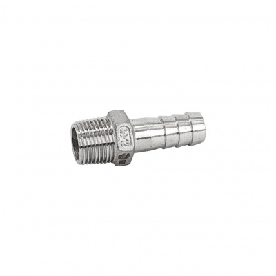 Штуцер NewKey елочка нержавеющий, AISI304 DN50x50mm (2x50mm), (CF8), PN16