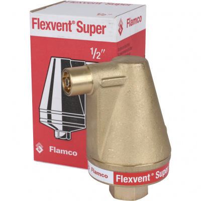 Автоматический воздухоотводчик Flamco Flexvent Super 1/2