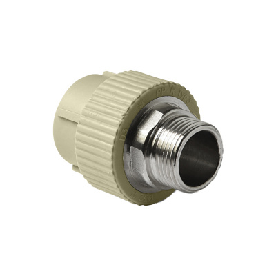 Муфта комбинированная Pro Aqua d=32-1 PP-R под ключ НР Серая