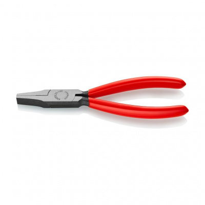 Плоскогубцы KNIPEX тупоносые, рифлённые губки 30 мм, длина 160 мм, фосфатированные, обливные ручки