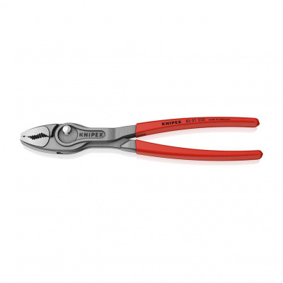 Клещи KNIPEX TwinGrip с фронтальным и боковым захватами, зев 5-27 мм, длина 250 мм, обливные ручки