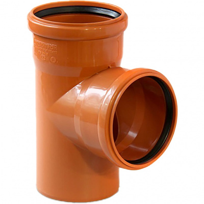 Тройник для наружной канализации Pro Aqua Terra D160x110/87,5 PP