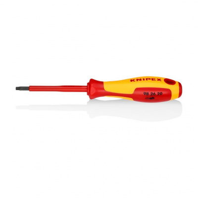 Отвёртка VDE KNIPEX TORX, TX20 x 80 мм, длина 185 мм, диэлектрическая