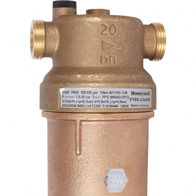 Фильтр Honeywell (Resideo Braukmann) F76S-3/4 AAM (ABM, ACM, ADM)на горячую воду, 3/4