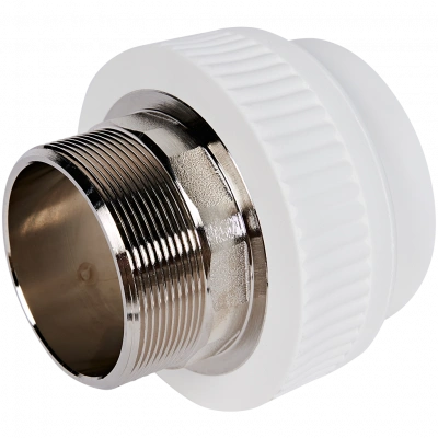 Муфта комбинированная Pro Aqua d= 75-2.1/2 PP-R под ключ НР Белая