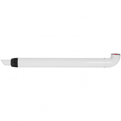 Комплект дымохода традиционный ROMMER RCA-6010 АНТИЛЕД УНИВЕРСАЛЬНЫЙ D60/100, L1220 (кроме Immergas и Navien Deluxe 75/100) однонаправленный