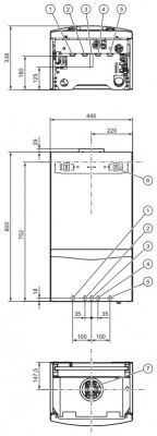 Газовый настенный котел Vaillant turboTEC pro VUW 242/5-3 (H-RU/VE), 24 кВт