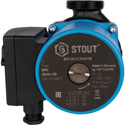 Распродажа: Насос циркуляционный STOUT 25/40-130