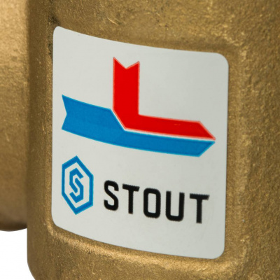 Термостатический смесительный клапан STOUT G 1 1/4 НР 70°С
