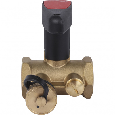 Клапан ручной БРОЕН Basic DN 025 PN 25 запорный с дренажем