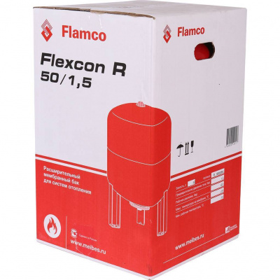 Расширительный бак Flamco Flexcon R (теплоснабжение/холодоснабжение) Flexcon R 50л/1,5 - 6bar