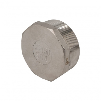 Заглушка NewKey Н/Р 6-ти гранная нержавеющая, AISI304 DN 8 (1/4), (CF8), PN16