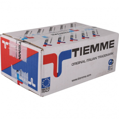 Фильтр с манометром TIEMME 1 1/4 со сгонами, с латунной колбой, промывной