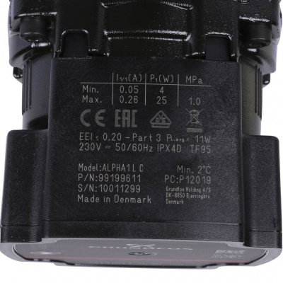 Насос Grundfos ALPHA1 L 25-60 180 1x230V 50Hz 6H RU