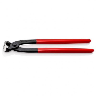 Клещи вязальные KNIPEX для арматурной сетки, 300 мм, фосфатированные, обливные ручки