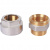 Фитинг резьбовой латунный Meibes Plus для стальных труб 1/2”*3/4” НР