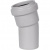 Отвод канализационный бесшумный STOUT D58х15°