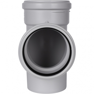 Тройник канализационный бесшумный STOUT D110x110/ 87,5°